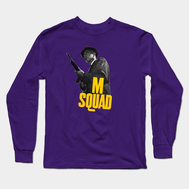 M Squad - Lee Marvin - 50s Cop Show Long Sleeve T-Shirt by wildzerouk